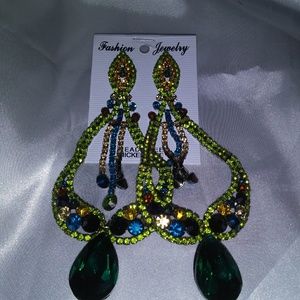 Multicolored Dangle Earring